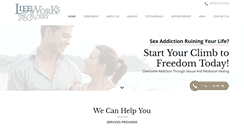 Desktop Screenshot of lifeworksrecovery.com