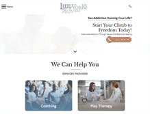 Tablet Screenshot of lifeworksrecovery.com